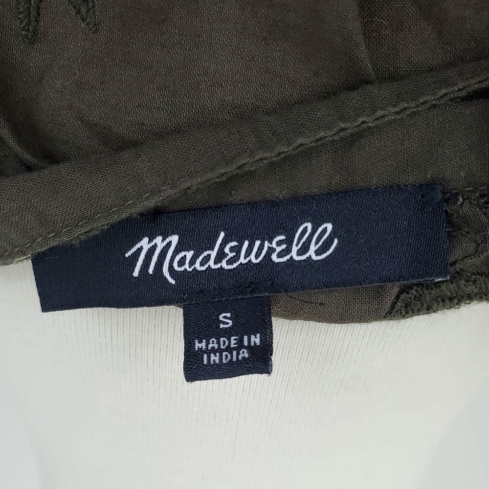 Madewell Embroidered Bubble Sleeve Sleeve Top - Picture 10 of 10